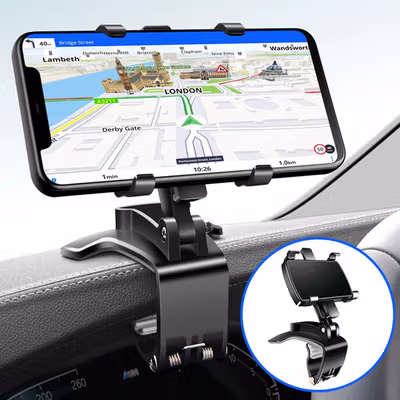 DIDIHOU Car Holder Smartphone Mobil Dashboard Bracket - YB20-3 - Black