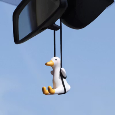 TEAEGG Dekorasi Spion Mobil Car Pendant Duck - TE-20 - White