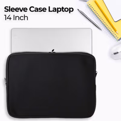 AIGREEN Sleeve Case Laptop Universal Protective Carrying Bag 14 Inch - AK04 - Black