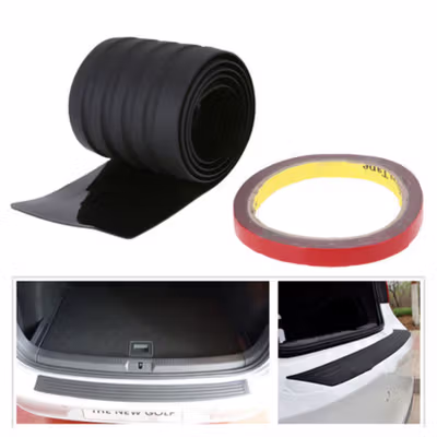 EAFC Bumper Bagasi Belakang Mobil Universal Car Trunk Rubber 90cm - KA001TR - Black