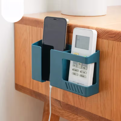 BLINGIRD Holder Rak Tempel Mini Organizer Storage Box - WD58 - Blue