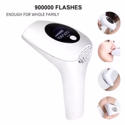 Lescolton IPL Laser Epilator Permanent Hair Removal 900000 Flashes - AM001 - White