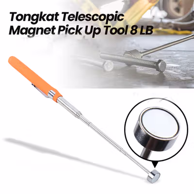 Vastar Tongkat Magnet Telescopic Magnetic Pick Up Tool 3.5kg - GJ04 - Orange