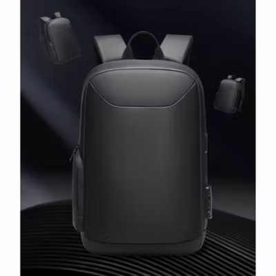 BANGE Tas Ransel Laptop Anti Theft USB Charging - BG-7216 - Black