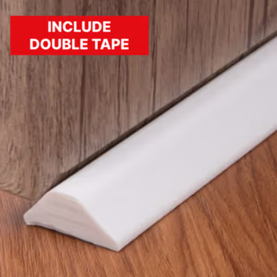 TaffHOME Lis Strip Pintu Sealing Strips Water Stopper Bar 1M - IB311 - White