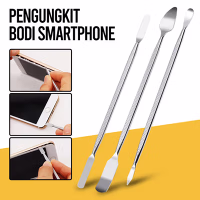 Taffware Pengungkit Bodi Smartphone Opening Tool Repair Kits 3 PCS - GD5236 - Silver