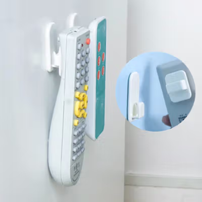 TCMAKE Rak Gantungan Hook Wall Hanger Organizer Adhesive 2 Pasang - TC1141 - White