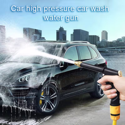 TaffHOME Semprotan Air Steam Cuci Mobil High Pressure Gun - 888 - Black