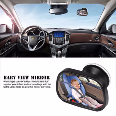 Tirol Kaca Spion Bayi Rear View Baby Passenger Mirror - T226 - Black