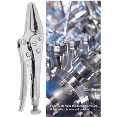 LAOA Tang Multifungsi Pliers Manual Mouth C Type Needle Nose 5 Inch - L100 - Silver