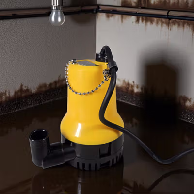 MARINEPET Pompa Air Submersible Water Bilge Pump 12V - DC-12V - Orange