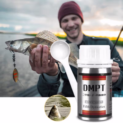 DMPT Umpan Ikan Serbuk Additive Powder Fish Carp Lure 80 g - G222 - White