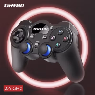 TaffGO Wireless Gamepad 2.4 GHz untuk Smart TV Box - TGZ-850M - Black