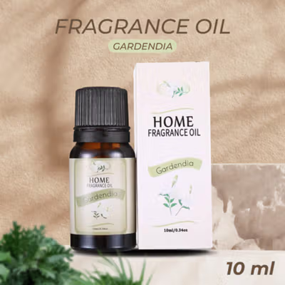 HOME Pure Essential Fragrance Oils Minyak Aromatherapy 10ml Gardenia - RH-27 - No Color