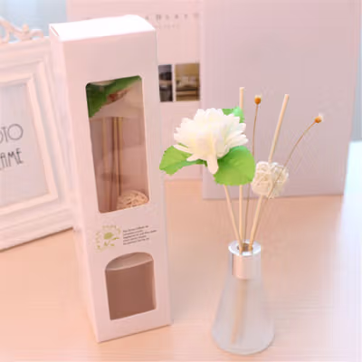 Longfine Pengharum Ruangan Aromaterapi Reed Diffuser Rattan Stick 50ml Lavender - MAY07 - No Color