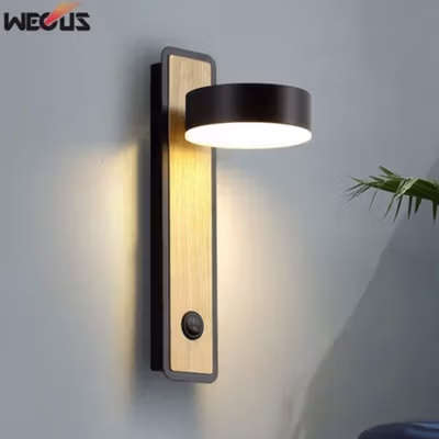 TaffLED Lampu Dinding Hias Minimalis LED Night Light 7W Warm White - 6715 - Black