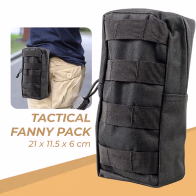 TTGTactical Tas Pinggang Medis Army Tactical Fanny Pack - D96 - Black