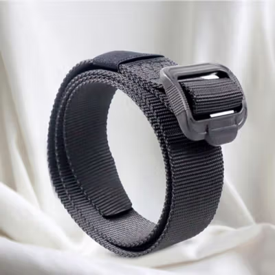Rhodey Tali Ikat Pinggang Pria Tactical Anti X-ray Non Metal - CBF04 - Black