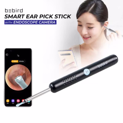 Bebird Kamera Pembersih Telinga Korek Kuping Otoskop Endoscope WiFi - R1 - Black