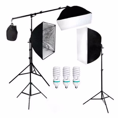 TaffSTUDIO Photography Foto Studio Lightning Kit Youtube Vlog - D-HZ7 - Black