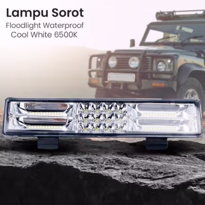 Changyu Lampu Sorot Mobil Floodlight Waterproof Cool White 6500K 180W - SDB18 - Black