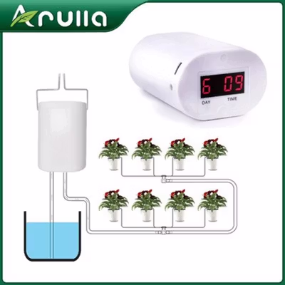 Arulla Alat Penyiram Tanaman Otomatis Timer Flower Watering 8 Head - AR8H - White