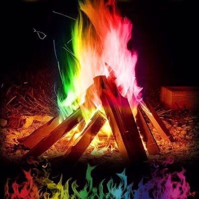 Bubuk Api Warna Warni Sulap Magic Trick Fire Flame Powder 15g - YY064 - No Color