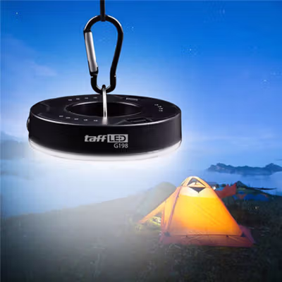 TaffLED Lampu Camping Tenda gantung Waterproof Emergency 120 Lumens - G198 - Black