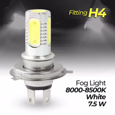 HLXG Lampu Kabut Mobil Foglamp Headlight LED H4 Cool White 7.5W 1 PCS - S-CMS-2396 - No Color
