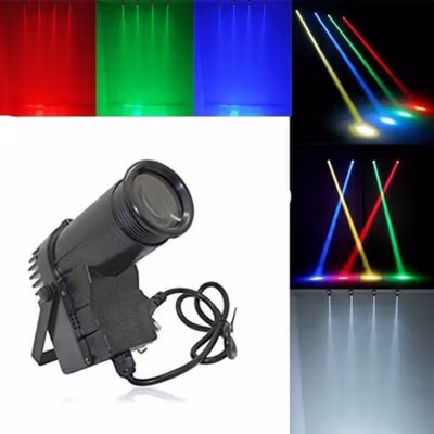 Illumsolid Lampu Sorot LED Spotlight RGB EU Plug DMX512 240V 30W - YS-P01 - Black