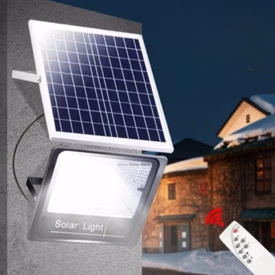 OOBEST Lampu Hias Dinding Outdoor Solar Sensor IP67 Cool White 60W - OB144 - Black