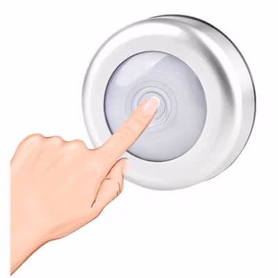 SEACAT Lampu Dinding Hias Rumah Mini Multifungsi Easy Touch Cool White - YJ-903-6 - White