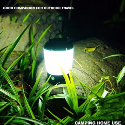 FLOODLIGHT Lampu LED Camping Tenda Waterproof 2in1 2000mAh 5V - LY01 - Green
