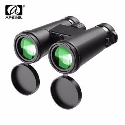 APEXEL Teropong Berburu Binoculars Compact Zoom 10x42mm - APL-RB10X42 - Black