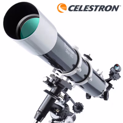 CELESTRON Teropong Bintang Astronomical Telescope 225X 900/80mm - Deluxe 80EQ - Black