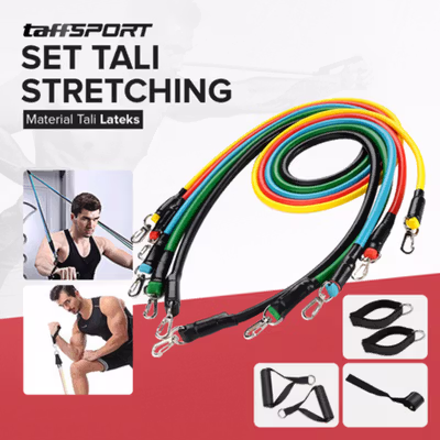 TaffSPORT Tali Stretching Pilates Tube Yoga You Can Do It 11 Set - R11 - No Color