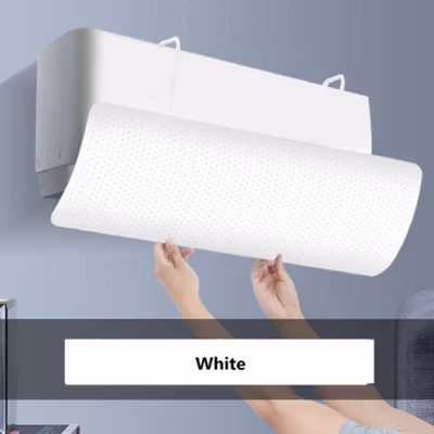 HOUSEEN Cover Angin AC Adjustable Air Conditioner Windshield Deflector - YH-JJ-80 - White