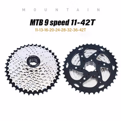VG Sports Gigi Sprocket Sepeda Round Ultralight 9 Speed 11-40T - VG72 - Silver