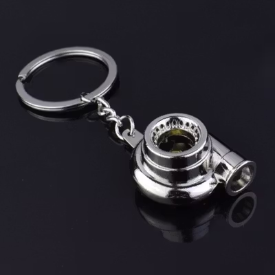 YLCar Gantungan Kunci Model Turbo Mobil Car Engine Keychain - YL2 - Silver