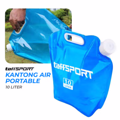 TaffSPORT Kantong Air Minum Portable Camping Water Storage 10L - ZDSD0 - Blue