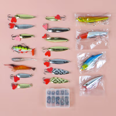 TaffSPORT Set Umpan Pancing Ikan Fishing Bait Kit 178 PCS - BMKT-02 - Multi-Color