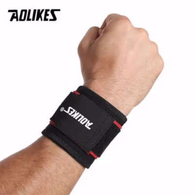 AOLIKES Pelindung Pergelangan Tangan Adjustable Wristband 1 PCS - A-7938 - Red