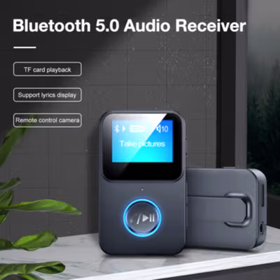 VIKEFON Bluetooth Receiver Audio Camera Controller 200mAh - C33 - Black