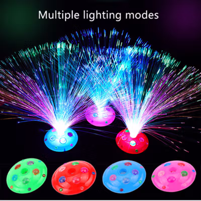 PDQ Lampu Hias LED Dekorasi Fiber Optic Light Night Lamp Multicolor - PD37 - Multi-Color