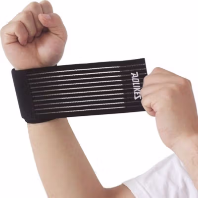 AOLIKES Pelindung Pergelangan Tangan Support Fitness Olahraga - 1526 - Black