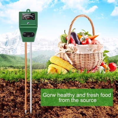 DPA Alat Pengukur Kelembapan Tanah Soil Moist PH Detector Analyzer - DPA301 - Green