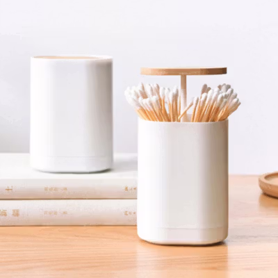 GOUPTOP Tempat Tusuk Gigi Toothpick Cotton Swabs Dental Floss - AGP371 - White
