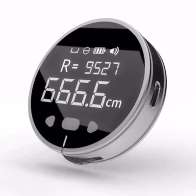 ATuMan Mini Q Ruler Penggaris Meteran Digital LCD Screen - Mini Q - Black