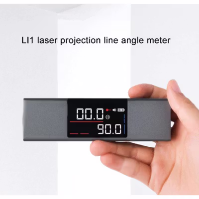 ATuMan Digital Protractor Inclinometer Laser Pengukur Kemiringan - LI1 - Gray