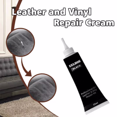EELHOE Krim Dempul Filler Reparasi Jok Kulit Mobil Repair Liquid 20ml - G-919 - Black